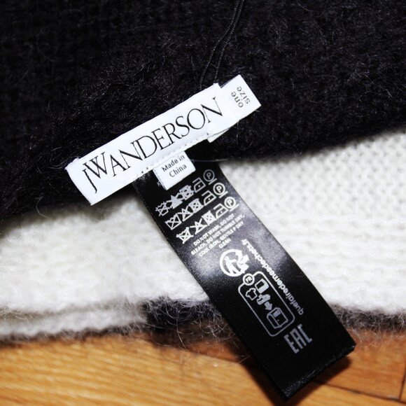 BNWT AW23 J.W.ANDERSON COLOR BLOCK SCARF - Picture 4 of 5